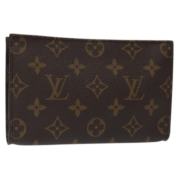 LOUIS VUITTON Monogram Bucket PM Accessory Pouch LV Auth - Picture 1 of 16